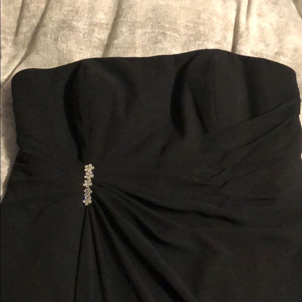 Mori Lee evening gown strapless